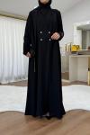 IMTIZA ABAYA  Siyah