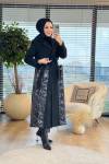 07K4560 Speciale Cappotto Kaban Siyah