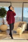 50743 City Triko Tunik Bordo